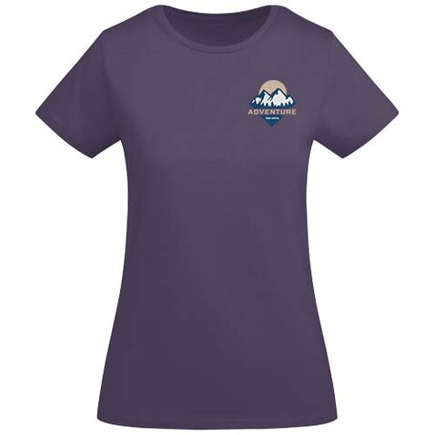 Breda T-Shirt aus Bio-Baumwolle für Damen, fliederfarben bedrucken, Art.-Nr. R66992W5