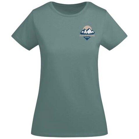 Breda T-Shirt aus Bio-Baumwolle für Damen, Calm Blue bedrucken, Art.-Nr. R6699A31