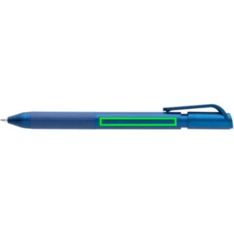 TwistLock Stift aus GRS-zertifiziert recyceltem ABS blau bedrucken, Art.-Nr. P611.185
