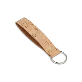Handgelenkband aus Kork mit Schlüsselring - Natur bedrucken, Art.-Nr. LT99640-N0094 Handgelenkband aus Kork mit Schlüsselring - Natur bedrucken, Art.-Nr. LT99640-N0094