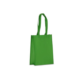 R-PET Tragetasche aus laminiertem Non Woven 24 x 11 x 30cm 105g/m² - Hellgrün bedrucken, Art.-Nr. LT91330-N0032