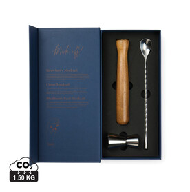 VINGA Story of Mocktail blau bedrucken, Art.-Nr. V2630105