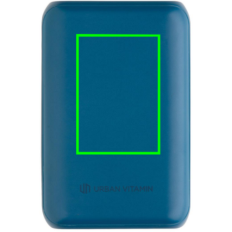 Urban Vitamin Alameda 10.000mAh 18W PD Powerbank blau bedrucken, Art.-Nr. P322.705