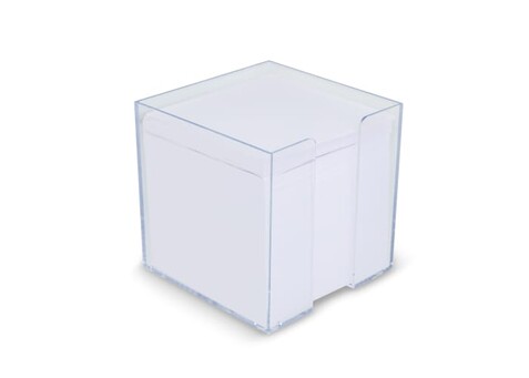 Notizzettel 10x10x10cm FSC in Würfelbox - Transparent bedrucken, Art.-Nr. LT91763-N0004