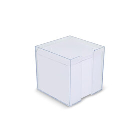 Notizzettel 10x10x10cm FSC in Würfelbox - Transparent bedrucken, Art.-Nr. LT91763-N0004
