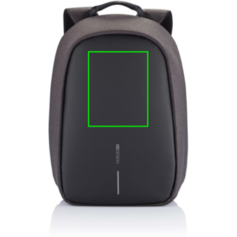 Bobby Hero Small Anti-Diebstahl-Rucksack anthrazit, grau bedrucken, Art.-Nr. P705.701