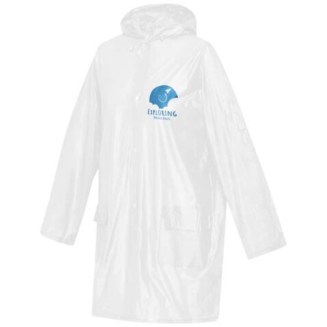 Ada Regenmantel, weiss bedrucken, Art.-Nr. 11333001