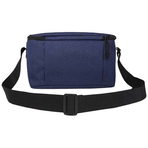 Tundra GRS RPET Kühltasche für 6 Dosen 5L, heather navy bedrucken, Art.-Nr. 13006555