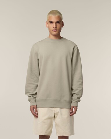 Changer 2.0 - Das Iconic Rundhals-Unisex-Sweatshirt - Stone - M bedrucken, Art.-Nr. STSU178C3581M