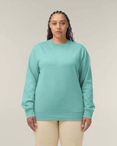 Changer 2.0 - Das Iconic Rundhals-Unisex-Sweatshirt - Pool Blue - S bedrucken, Art.-Nr. STSU178C3571S