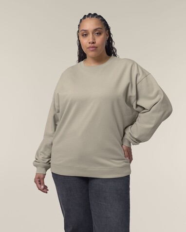 Radder 2.0 - Das Oversized Rundhals-Unisex-Sweatshirt - Stone - XXL bedrucken, Art.-Nr. STSU208C3582X Radder 2.0 - Das Oversized Rundhals-Unisex-Sweatshirt - Stone - XXL bedrucken, Art.-Nr. STSU208C3582X
