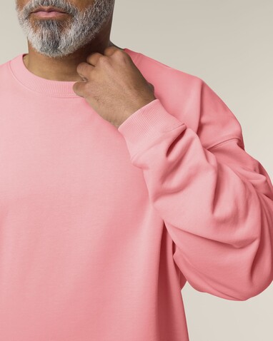 Radder 2.0 - Das Oversized Rundhals-Unisex-Sweatshirt - Pink Joy - M bedrucken, Art.-Nr. STSU208C3601M