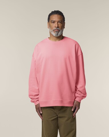 Radder 2.0 - Das Oversized Rundhals-Unisex-Sweatshirt - Pink Joy - XL bedrucken, Art.-Nr. STSU208C3601X