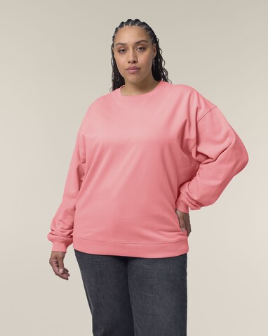 Radder 2.0 - Das Oversized Rundhals-Unisex-Sweatshirt - Pink Joy - 3XL bedrucken, Art.-Nr. STSU208C3603X