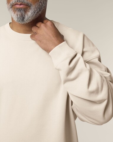 Radder 2.0 - Das Oversized Rundhals-Unisex-Sweatshirt - Cream - XXL bedrucken, Art.-Nr. STSU208C3612X