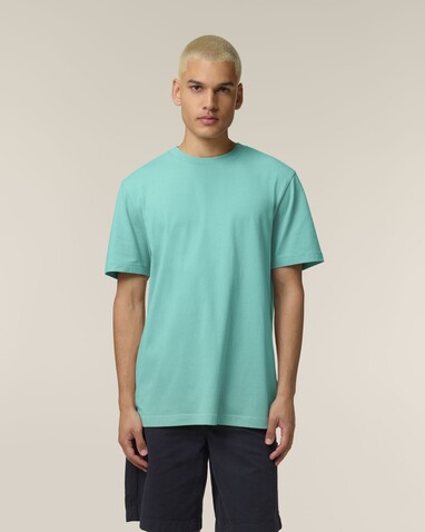 Sparker 2.0 - Das Relaxed Unisex-T-Shirt - Pool Blue - M bedrucken, Art.-Nr. STTU171C3571M