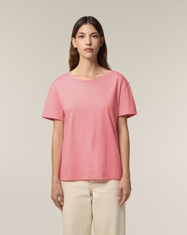Stella Serena - Das Damen-T-Shirt mit weitem Rundhalsausschnitt - Pink Joy - XXL bedrucken, Art.-Nr. STTW173C3602X Stella Serena - Das Damen-T-Shirt mit weitem Rundhalsausschnitt - Pink Joy - XXL bedrucken, Art.-Nr. STTW173C3602X