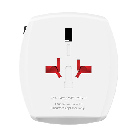 SKROSS MUV USB ( 1 USB-C 1 USB-A) weiß bedrucken, Art.-Nr. RB1.302962