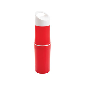 BE O Bottle, Wasserflasche Made In EU rot bedrucken, Art.-Nr. P433.124 BE O Bottle, Wasserflasche Made In EU rot bedrucken, Art.-Nr. P433.124