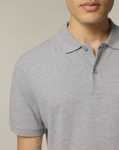 Stanley Coaster - Das Herren-Polo - Heather Grey - XL bedrucken, Art.-Nr. STPM224C2501X Stanley Coaster - Das Herren-Polo - Heather Grey - XL bedrucken, Art.-Nr. STPM224C2501X