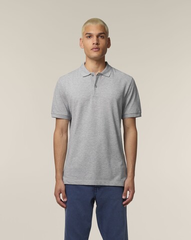 Stanley Coaster - Das Herren-Polo - Heather Grey - XXL bedrucken, Art.-Nr. STPM224C2502X