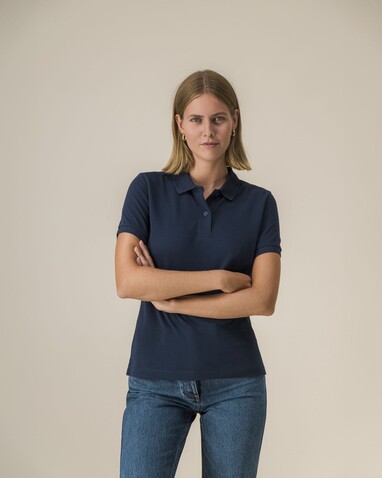 Stella Coaster - Das Damen-Polo - French Navy - XXL bedrucken, Art.-Nr. STPW977C7272X