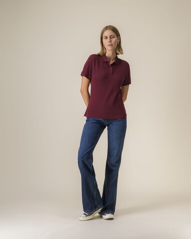 Stella Coaster - Das Damen-Polo - Burgundy - L bedrucken, Art.-Nr. STPW977C2441L