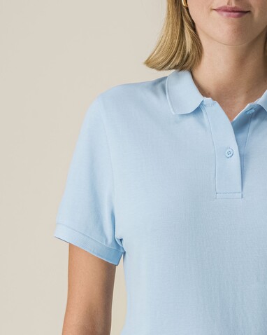 Stella Coaster - Das Damen-Polo - Sky blue - L bedrucken, Art.-Nr. STPW977C2321L