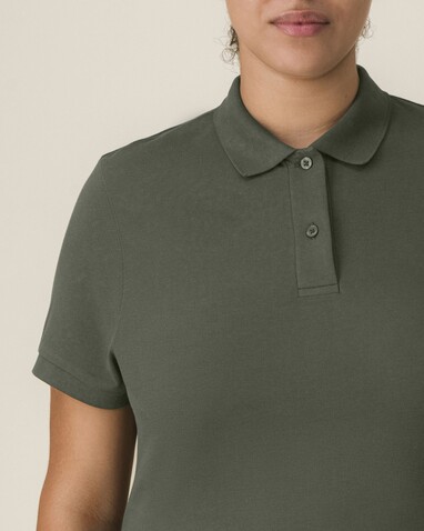 Stella Coaster - Das Damen-Polo - Khaki - XS bedrucken, Art.-Nr. STPW977C223XS Stella Coaster - Das Damen-Polo - Khaki - XS bedrucken, Art.-Nr. STPW977C223XS