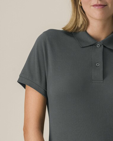 Stella Coaster - Das Damen-Polo - Anthracite - XL bedrucken, Art.-Nr. STPW977C2531X