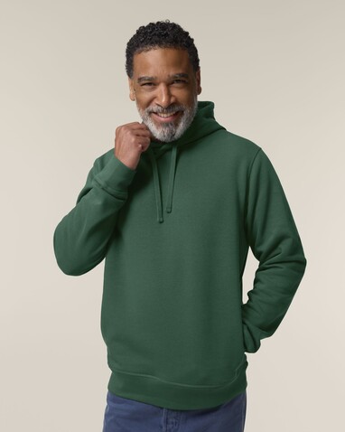 Sounder - Der Unisex-Hoodie mit Seitentaschen - Bottle Green - XS bedrucken, Art.-Nr. STSU229C224XS