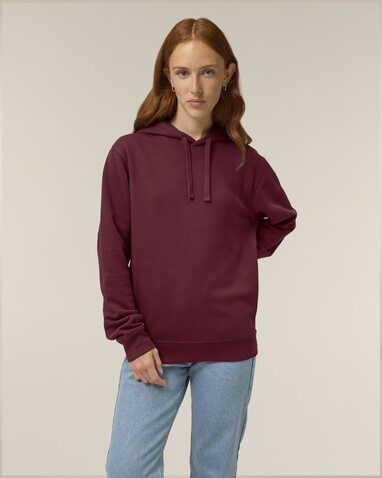 Sounder - Der Unisex-Hoodie mit Seitentaschen - Burgundy - XS bedrucken, Art.-Nr. STSU229C244XS