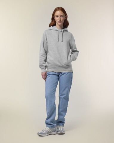 Sounder - Der Unisex-Hoodie mit Seitentaschen - Heather Grey - XXL bedrucken, Art.-Nr. STSU229C2502X
