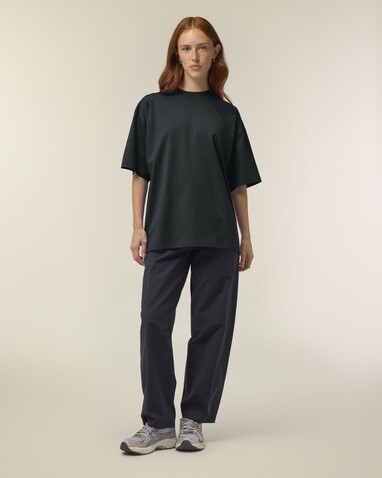Blaster 2.0 - Das Oversized Unisex-T-Shirt mit Stehkragen - Black - 3XL bedrucken, Art.-Nr. STTU959C0023X Blaster 2.0 - Das Oversized Unisex-T-Shirt mit Stehkragen - Black - 3XL bedrucken, Art.-Nr. STTU959C0023X