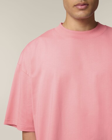 Blaster 2.0 - Das Oversized Unisex-T-Shirt mit Stehkragen - Pink Joy - S bedrucken, Art.-Nr. STTU959C3601S Blaster 2.0 - Das Oversized Unisex-T-Shirt mit Stehkragen - Pink Joy - S bedrucken, Art.-Nr. STTU959C3601S