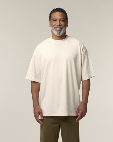 Blaster 2.0 - Das Oversized Unisex-T-Shirt mit Stehkragen - Cream - XS bedrucken, Art.-Nr. STTU959C361XS Blaster 2.0 - Das Oversized Unisex-T-Shirt mit Stehkragen - Cream - XS bedrucken, Art.-Nr. STTU959C361XS