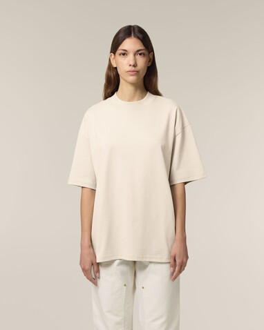 Blaster 2.0 - Das Oversized Unisex-T-Shirt mit Stehkragen - Cream - XS bedrucken, Art.-Nr. STTU959C361XS Blaster 2.0 - Das Oversized Unisex-T-Shirt mit Stehkragen - Cream - XS bedrucken, Art.-Nr. STTU959C361XS