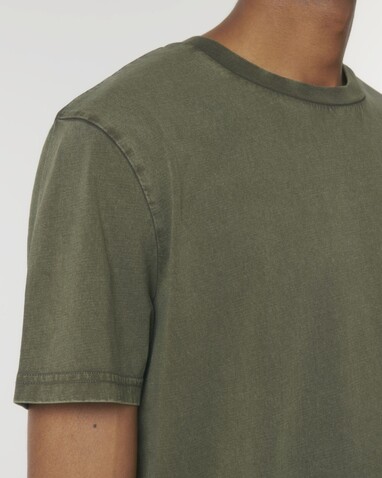 Crafter Vintage - Das unisex gefärbte Mid-Light T-Shirt - G. Dyed Khaki - 3XL bedrucken, Art.-Nr. STTU976C1093X