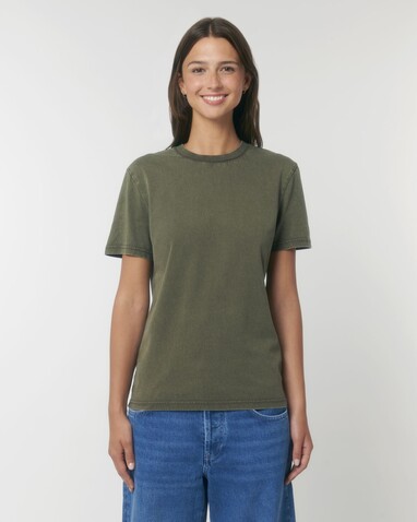Crafter Vintage - Das unisex gefärbte Mid-Light T-Shirt - G. Dyed Khaki - 3XL bedrucken, Art.-Nr. STTU976C1093X