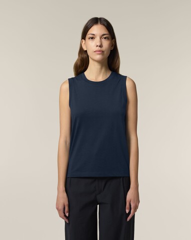 Stella Mia - Das Damen-Tanktop - French Navy - XXL bedrucken, Art.-Nr. STTW962C7272X