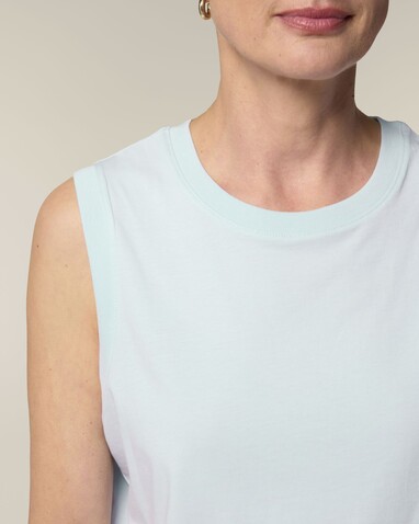 Stella Mia - Das Damen-Tanktop - Blue Ice - S bedrucken, Art.-Nr. STTW962C7281S