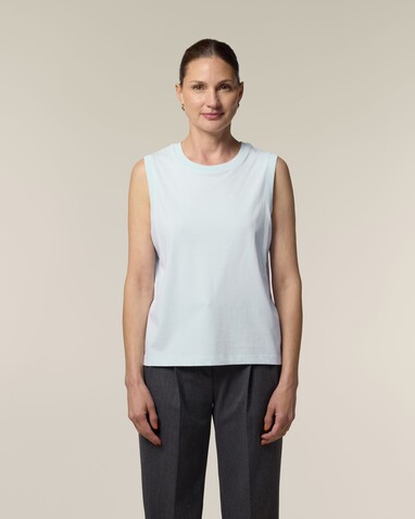 Stella Mia - Das Damen-Tanktop - Blue Ice - L bedrucken, Art.-Nr. STTW962C7281L