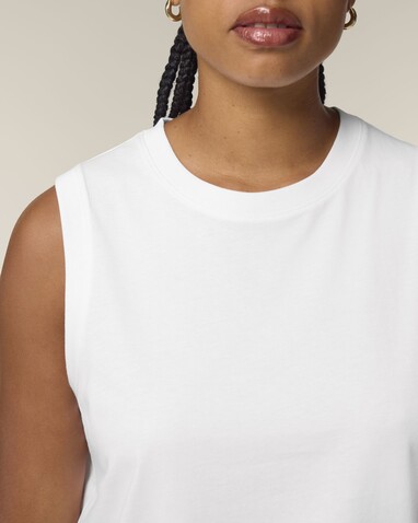 Stella Mia - Das Damen-Tanktop - White - L bedrucken, Art.-Nr. STTW962C0011L Stella Mia - Das Damen-Tanktop - White - L bedrucken, Art.-Nr. STTW962C0011L