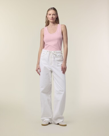 Stella Ava - Das Fitted Damen-Tanktop - Cotton Pink - XXL bedrucken, Art.-Nr. STTW963C0052X