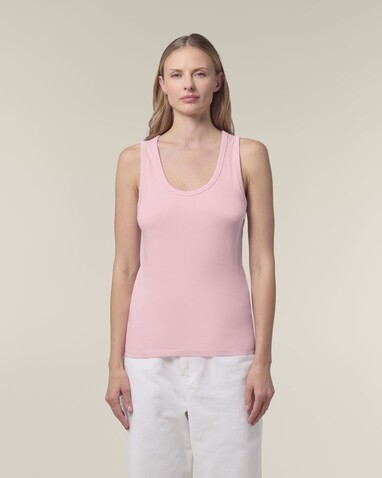 Stella Ava - Das Fitted Damen-Tanktop - Cotton Pink - S bedrucken, Art.-Nr. STTW963C0051S
