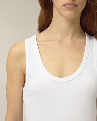 Stella Ava - Das Fitted Damen-Tanktop - White - S bedrucken, Art.-Nr. STTW963C0011S