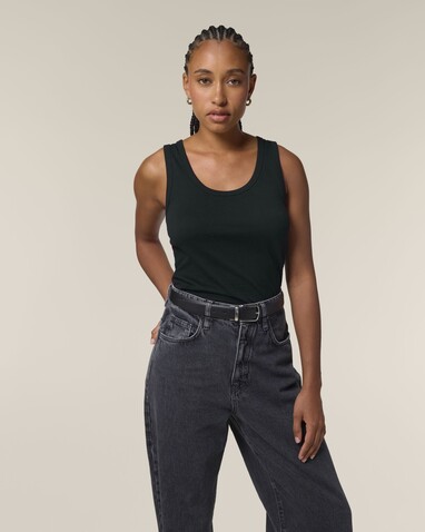 Stella Ava - Das Fitted Damen-Tanktop - Black - XXL bedrucken, Art.-Nr. STTW963C0022X Stella Ava - Das Fitted Damen-Tanktop - Black - XXL bedrucken, Art.-Nr. STTW963C0022X