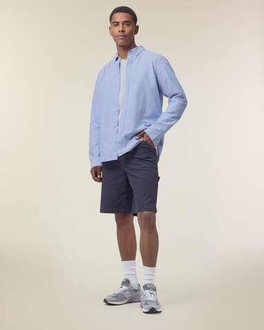Stanley Oxford Shirt - Das Herren-Oxfordhemd - Blue Oxford - M bedrucken, Art.-Nr. STWM968C3631M Stanley Oxford Shirt - Das Herren-Oxfordhemd - Blue Oxford - M bedrucken, Art.-Nr. STWM968C3631M