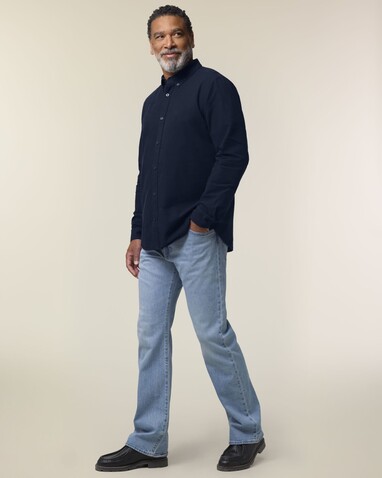 Stanley Oxford Shirt - Das Herren-Oxfordhemd - French Navy - 3XL bedrucken, Art.-Nr. STWM968C7273X