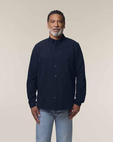 Stanley Oxford Shirt - Das Oxford-Hemd für Herren - French Navy - 3XL bedrucken, Art.-Nr. STWM968C7273X
